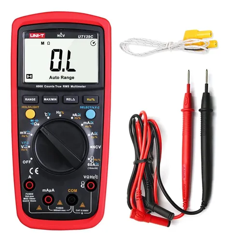 comprar Ut139c Multimeter Digital Hommed Handheld Verdadero Rms Auto