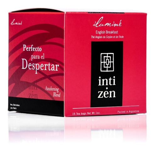 Imagen 2 de 4 de Te Inti Zen Caja 15 Saquitos 2 Gramos Ilumine