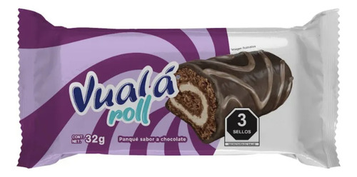 Pastelito De Chocolate Vuala Roll 16 Piezas
