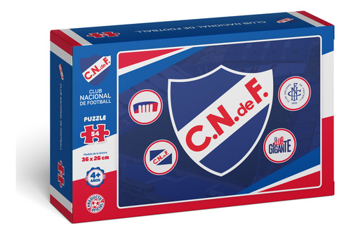 Puzzle Rompecabezas Club Nacional De Football 54 Piezas Ub
