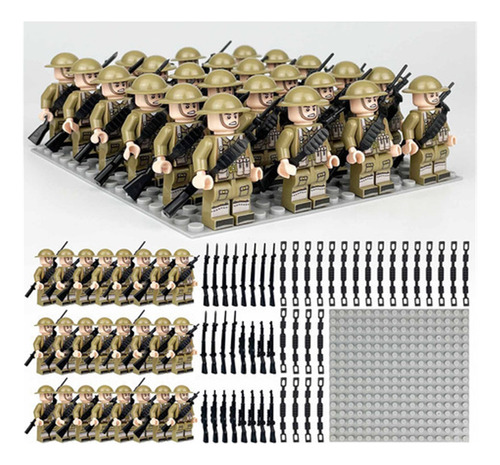 Minibuild Soldado Tropas En Ceremonia De Desfile Militar [u]