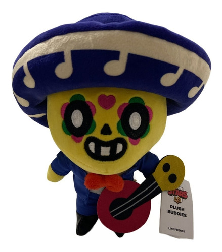 Peluche Brawl Star Poco Calavera 19 Cm De Alto