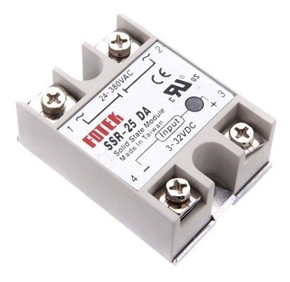 Rele De Estado Solido Fotek Ssr- 25 Amp