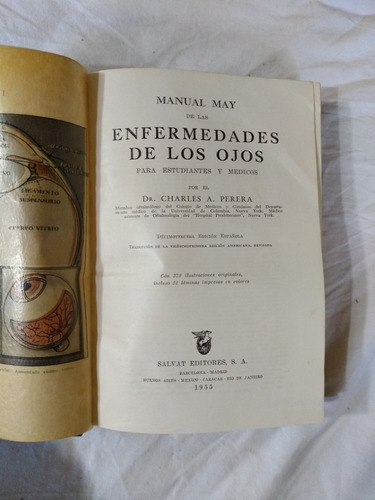 Manual May De Las Enfermedades De Los Ojos - Perera