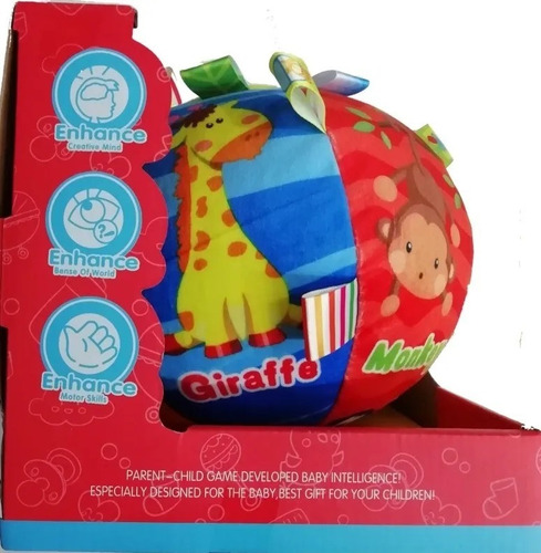 Imagen 2 de 4 de Mi Primer Pelota Trapito Didactica Para Bebes Lic Oficial