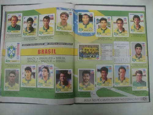 Álbum de Figurinhas – Copa Do Mundo 1994 – Completo e Colado