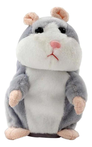 Falando Hamster Brinquedo Eletrônico Hamster Mouse Cinza