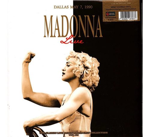 Madonna Live In Dallas May 1990 Vinilo Doble Nuevo Limited