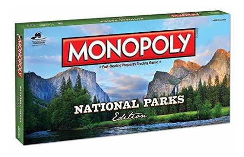 Monopolio De Parques Nacionales De Edición Juego De Mesa | P