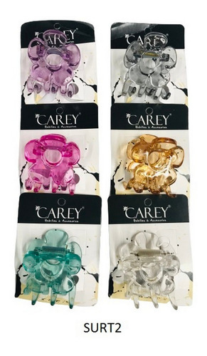 Imagen 4 de 10 de Broche Carey Hebilla Para Pelo X 6 Unid Ar1 Care4 Ellobo