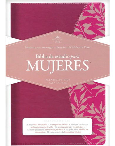 Biblia De Estudio Para La Mujer Rvr 1960 Imitacion Rosa