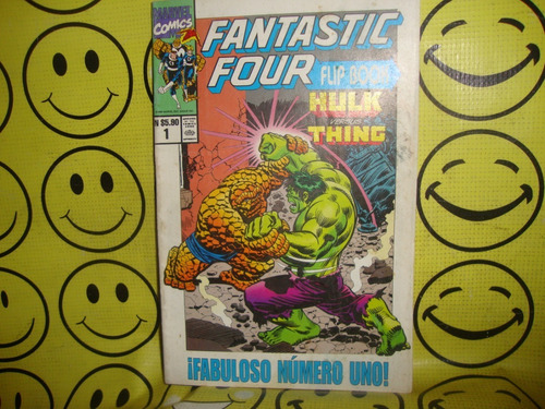 Cuatro Fantasticos Hulk Vs Thing #01 Comic Fabuloso Numero