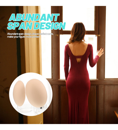 Nalgas Acolchadas De Silicona Para Niñas Con Forma De Gota