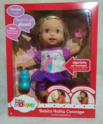 Muñeca Little Mommy Bebita Habla Conmigo - Parlante Mattel