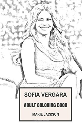 Sofia Vergara Adult Coloring Book Golden Globe Awards Nomine