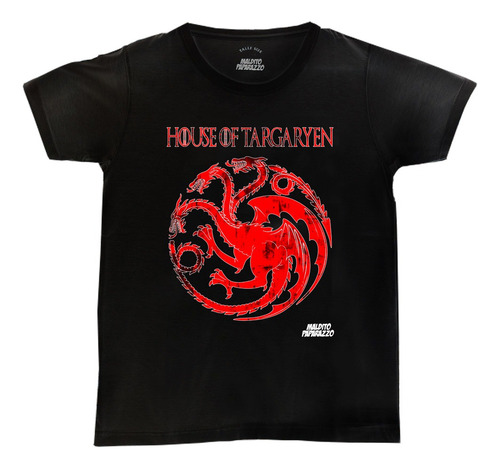 House Of Targaryen (game Of Thrones) - Remera 100 % Algodón