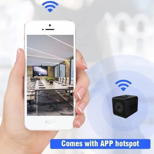 Imagem 3 de 7 de Mini Câmera Full Hd 1080p Ir Dvr Inteligente Sem Fio Ip Wifi