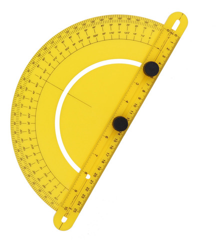 Regla Angular Semicircular Universal Para Carpintería