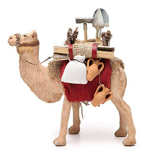 Camello Con Arnés Para Belén Napolitano 14cm Compatible Con 