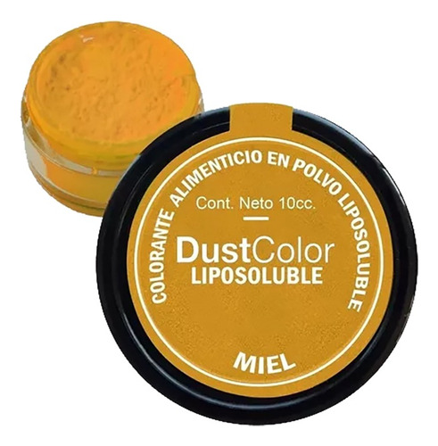 Colorante Liposoluble Polvo Miel Chocolate Dust Color