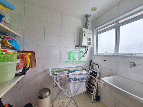 Imagem 11 de 19 de Apartamento Moderno, Varanda Gourmet, 3 Dormitórios, 2 Vagas, Área De Lazer, Enseada, Guarujá/sp - Ap5639