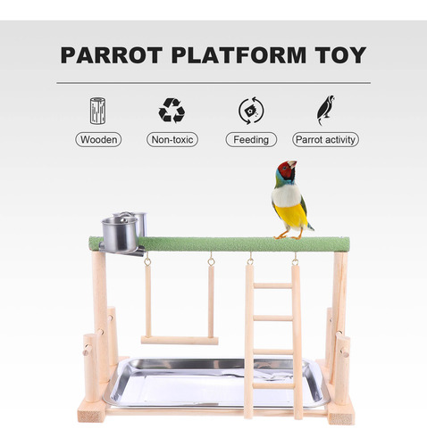 Soporte Para Loros Con Forma De Pájaro, Loro Pequeño