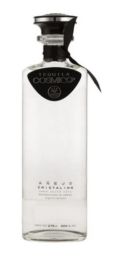 Tequila Cosmico Añejo Cristalino 100% 375 Ml