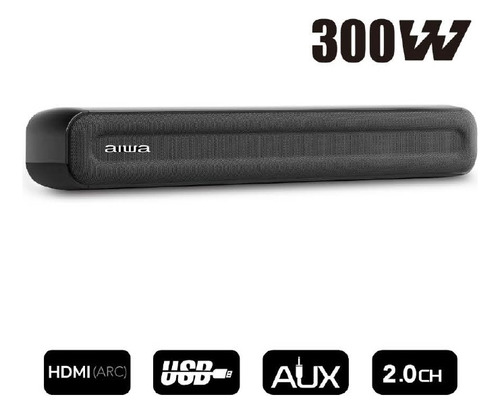 Mini Barra De Sonido Aiwa Awsbh15 Bluetooth 2.0 Canales