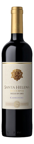 Vinho tinto seco Carmenère Siglo de Oro 750ml Santa Helena