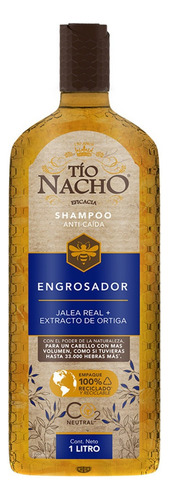 Shampoo Tío Nacho Engrosador Jalea Real en botella de 1L de 1074g por 1 unidad