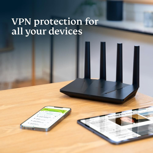 Router Wi-fi 6 Aircove Vpn Protege Dispositivos Ilimitados
