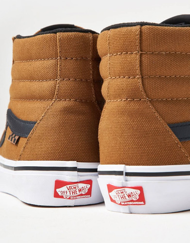 Tênis Skate Sk8 Hi Duck Canvas Golden Brown Unissex.