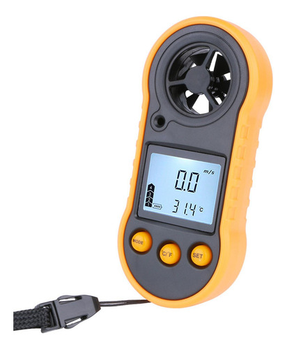Anemómetro Handhled Medidor De Velocidad Del Viento Digital