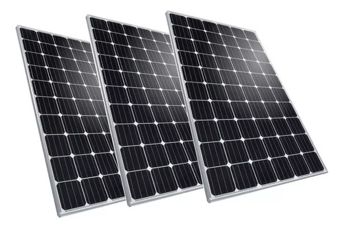 Pack X3 Panel Solar Monocristalino 150w - Calidad Unilux 
