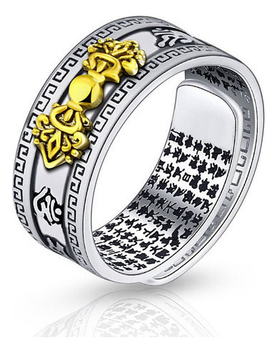 Anillo Feng Shui Amuleto De Protección De Riqueza De Suerte