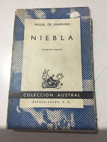 Miguel De Unamuno Niebla Libro Fisico (Usado)