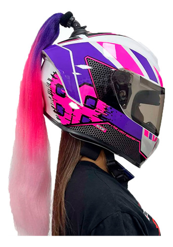 Accesorio Para Casco De Moto Edge Cola Tres Colores