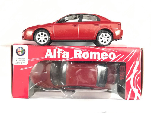 5 Miniatura Oficial Fiat Alfa Romeo 159 Vermelho 1/43 Norev