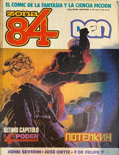 Revista Zona  84 Comic Fantasía Ciencia Ficción Nº 72  Rba