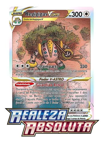 Carta Pokémon Regigigas V Astro Secreto Realeza Absoluta