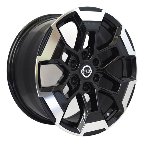 Rines 16 Nissan Np300 6-114.3 ( 2 Pzas ) !!! Negro Diamantado