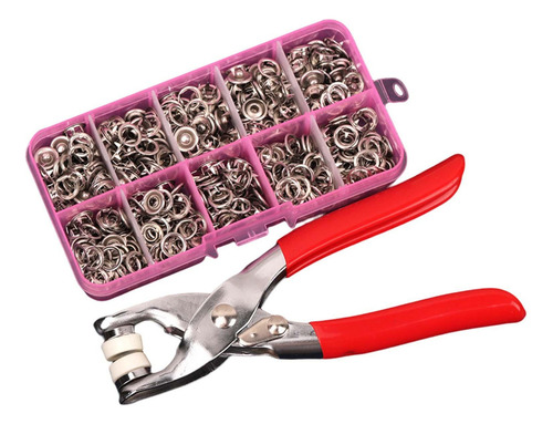 Wa Conjunto De Botões De Pressão De Metal B 100 Com