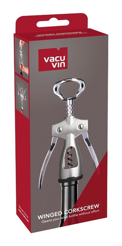 Imagen 2 de 4 de Sacacorchos Con Alas Premiun Winged Corkscrew Deluxe Vacuvin