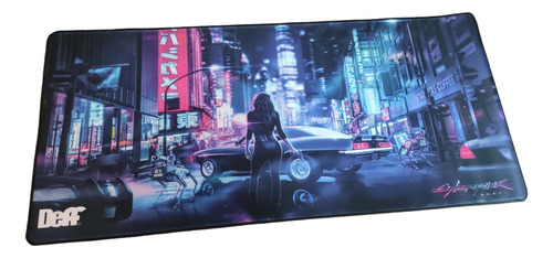 Mousepad Gamer Xl Ciberpunk 2077 90x40cm Antideslizante