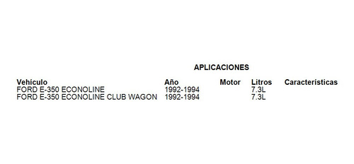 Radiador Ford E-350 Econoline 1994 7.3l Premier Cooling