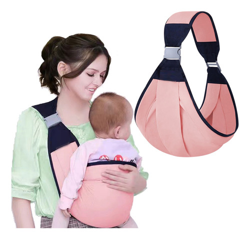 Bufanda De Bebé Multifuncional Segura Portátil Color Rosa