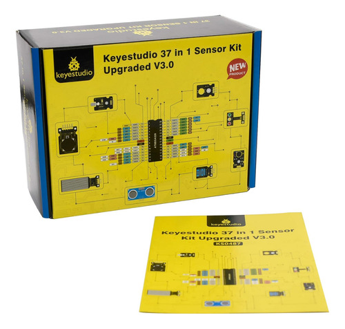 Kit De Sensores Keyestudio 37 En 1, Kit Inicial De 37 Mod...