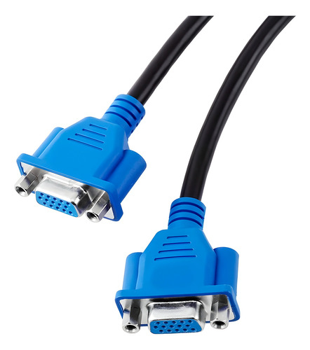 Cable Vga Hembra A Doble Vga Macho Para Monitores 15 Pines 