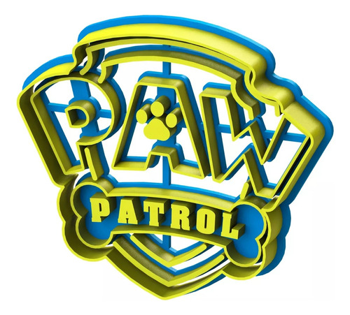 Cortador Paw Patrol Galletas Fondant Pasteles Decorción