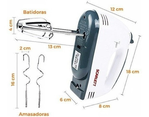 Mini Batidora Electrica Multifuncional Mezclador De Cocina